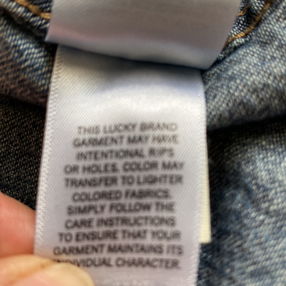 EUC LUCKY BRAND UNISEX DENIM SHIRT - Picture 8 of 9